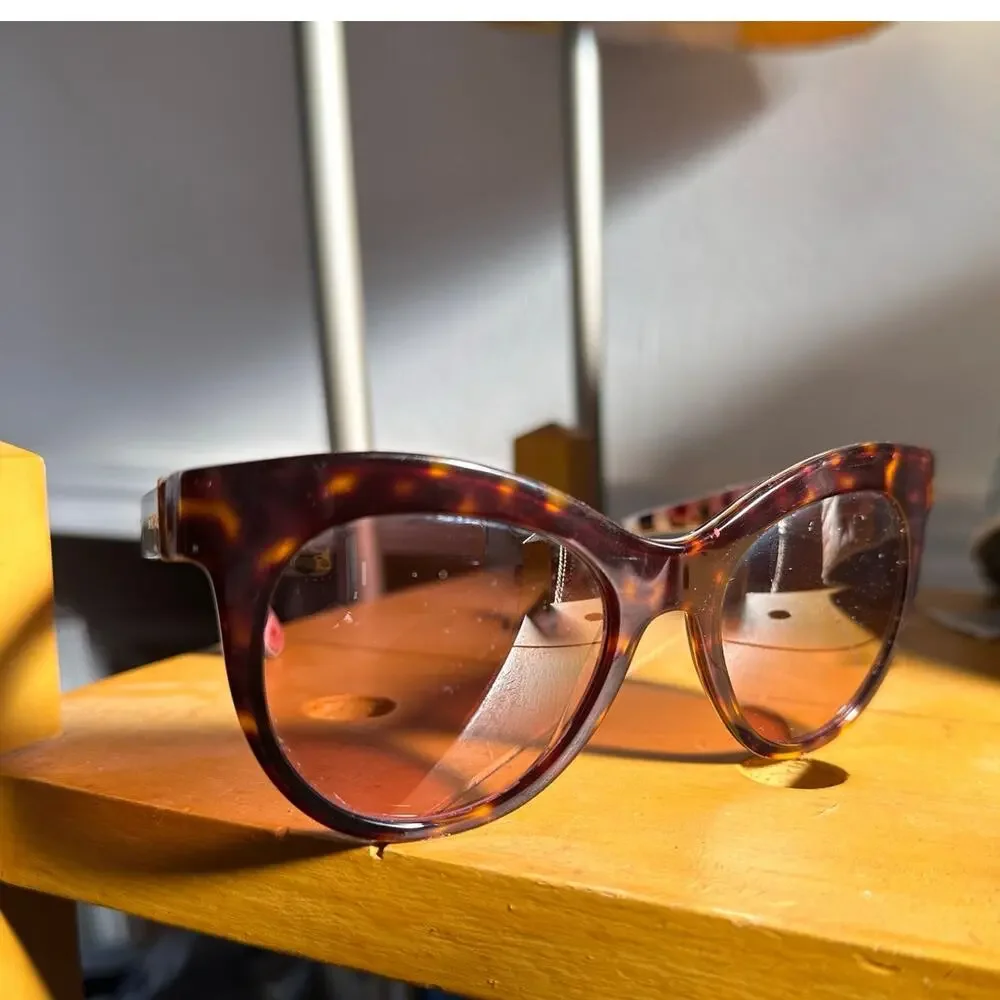 Dolce & Gabbana Sunglasses Women's Cat Eye DG4311 31667E Havana on Print Rose